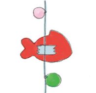 100円ショップのビーズや暗記シートで作る「金魚のきらきら吊り飾り」の画像7