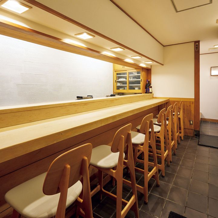 銀座 とんかつ 斉藤の店内