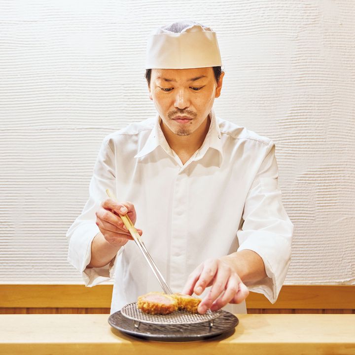 銀座 とんかつ 斉藤の大将の斉藤さん