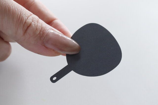 セリア クリアフレークシールオタクの心情うちわ サイズ感