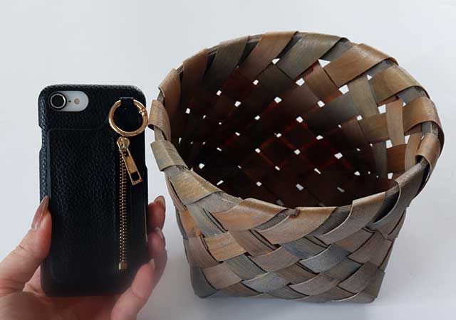 ダイソー 水杉収納ボックス（丸型、2サイズアソート） サイズ