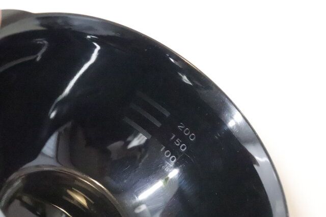 ダイソー 電子レンジ調理器ミニラーメン 目盛り