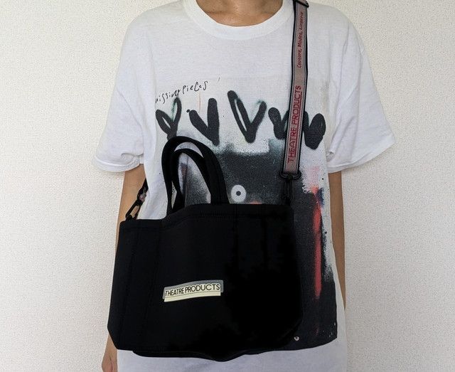 肩掛けしたところ