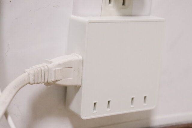 ダイソー 4個口スクエアタップ 使用例