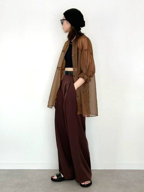 シアーシャツコーデ2