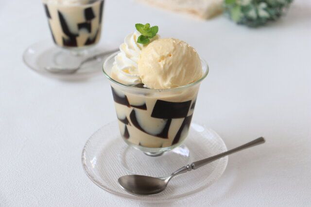 コーヒーゼリー パフェ風