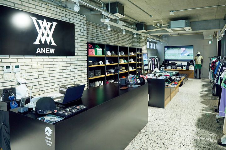 東京〈ANEW GOLF TOKYO 表参道〉店内