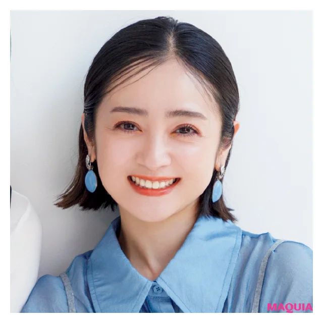 安達祐実さんの秋メイク。乾いたムードの「辛口オレンジフェイス」で季節を先取り！ _3