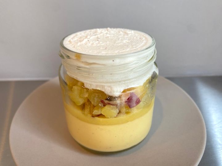 「蜜芋尽くしのプリン」