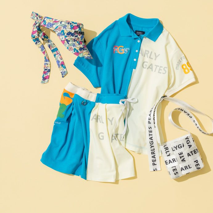 ゴルフ場映え確定！ ポップでキュートな万能セットアップ