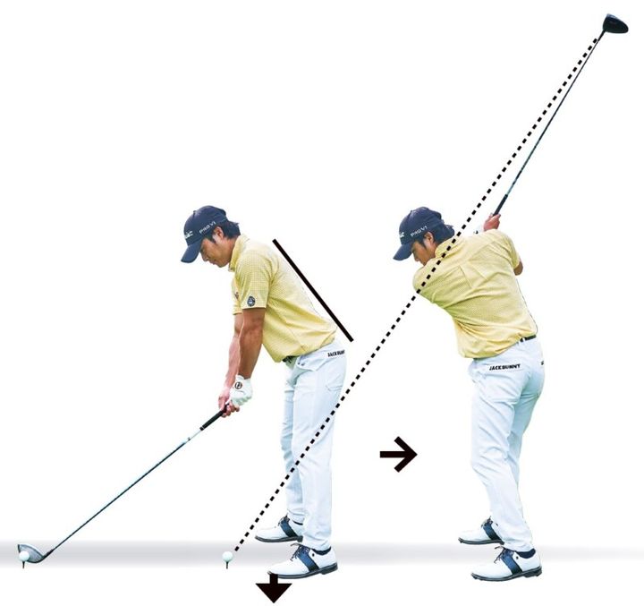 逆球のミス防止術！スライサーはツマ先体重、フッカーはカカト体重をキープ