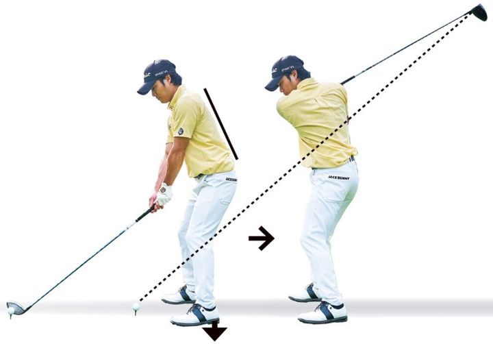 逆球のミス防止術！スライサーはツマ先体重、フッカーはカカト体重をキープ