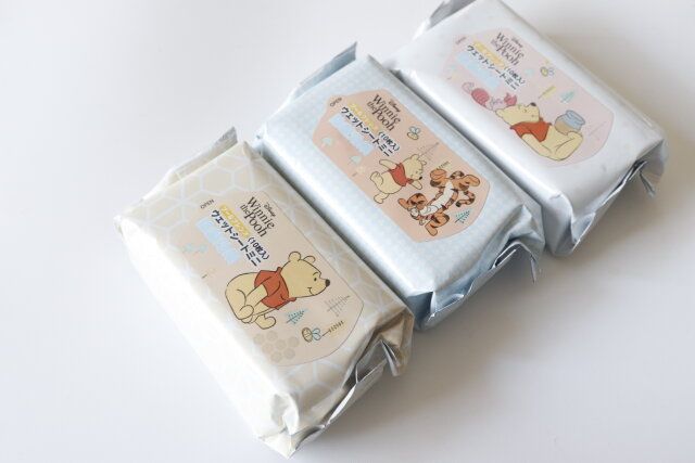 セリア ウェットシートミニ3P プー＆フレンズ