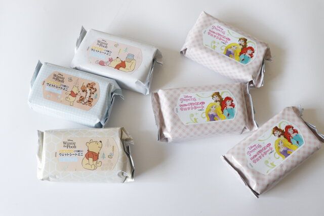 セリア ウェットシートミニ3P プー ディズニープリンセス