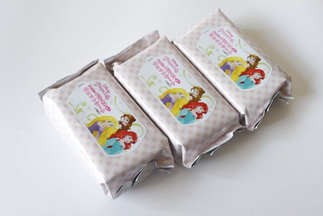 セリア ウェットシートミニ3P ディズニープリンセス