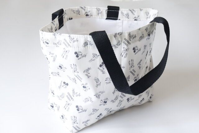 ダイソー220円ミッキートートバッグレビュー全体