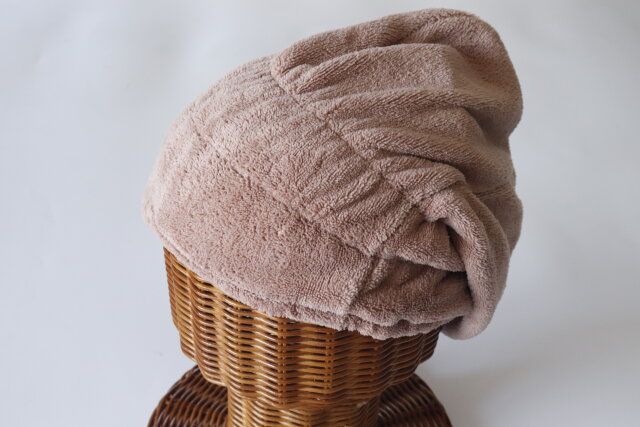 セリア ヘアドライキャップ 使用例