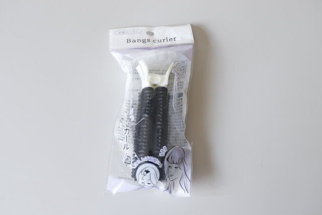 セリアの前髪ふんわりカーラーのパッケージ