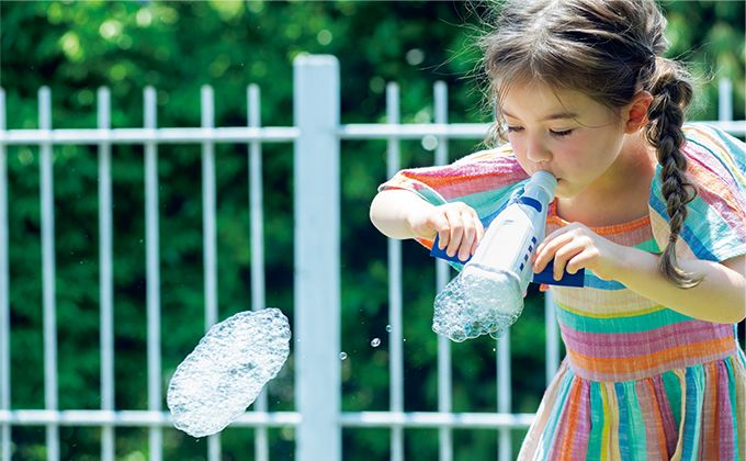 ペットボトルで作るシャボン玉おもちゃ♪ ふーっと吹くとプクプク出てくる！の画像1