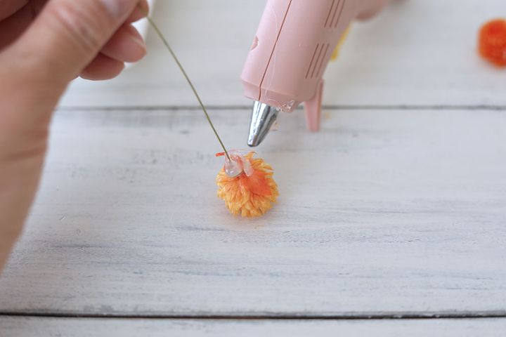 センニチコウのワイヤリング