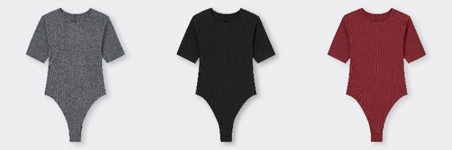 ストレッチリブボディスーツ