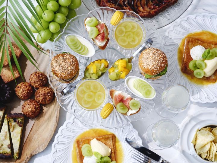 シャインマスカットのアフタヌーンティー ￥5,830