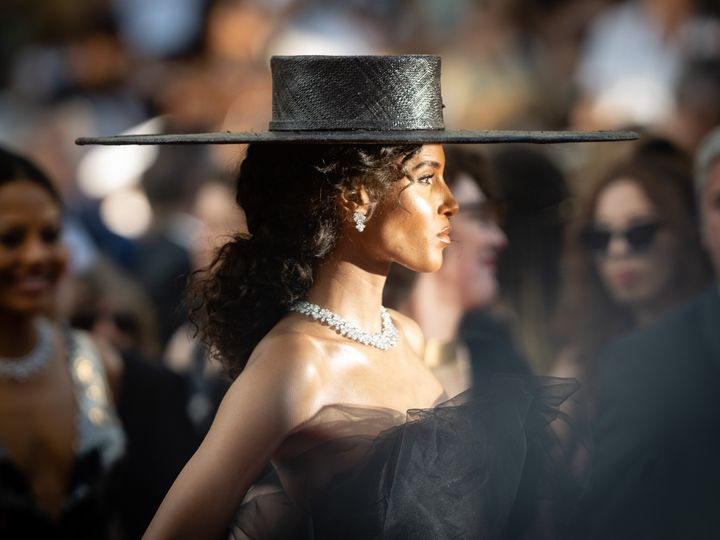 CANNES, FRANCE - MAY 22_ Cindy Bruna attends the 