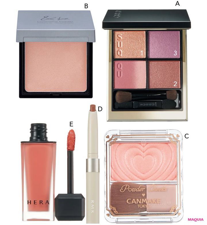 丸顔×求心の猫タイプの正解メイクは？ ハイライトで線&角を主張_6