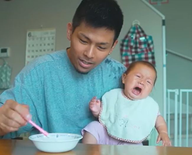 本日ママ不在。ギャン泣きベビーvsパパ。さあ、どうする？！