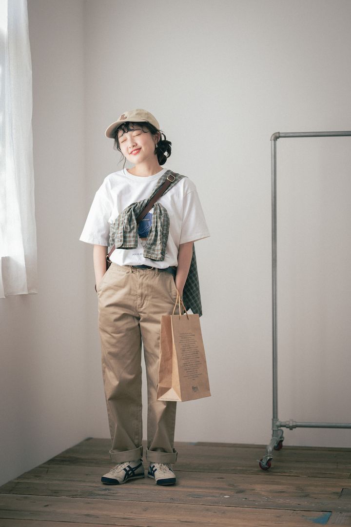 夏の技あり“Tシャツ”コーデ5選。デニム以外のお洒落な組み合わせを伝授！【FUDGE FRIEND おしゃれさんの毎日コーディネート】