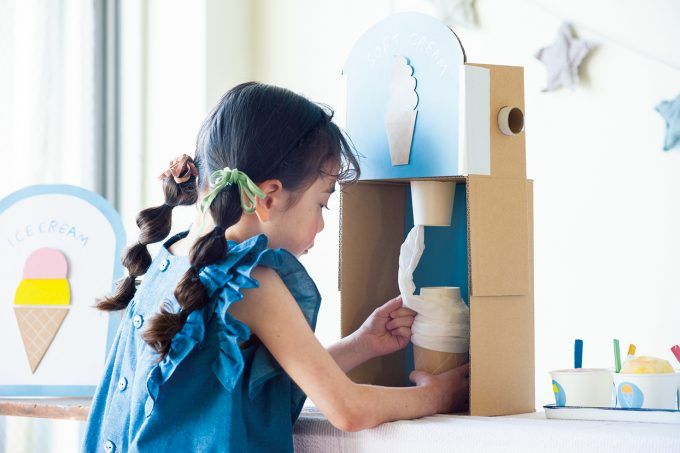 トイレットペーパーをクルクルクル！「ソフトクリームサーバー」の作り方の画像20