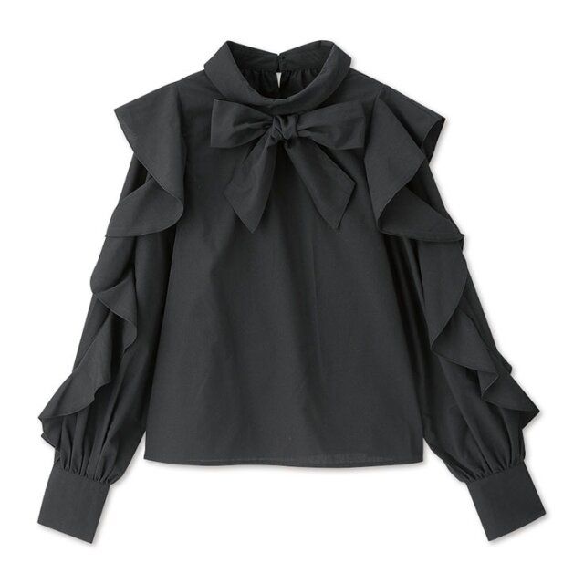 2024秋しまむらレディースフリルブラウス