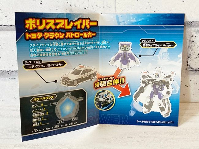 全5種類！「トミカヒーローズ ジョブレイバー」のシールブック