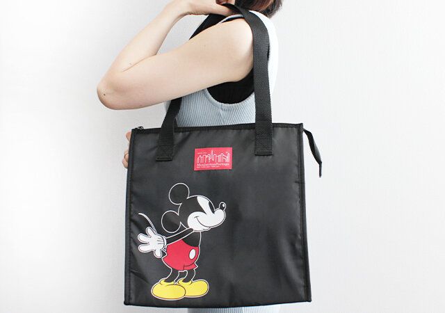 宝島社GLOW10月号付録のマンハッタンポーテージとミッキーマウスコラボの大きな保冷ショッピングバッグ1