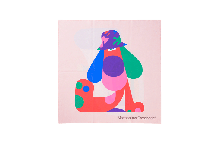 〈Metoropolitan Crossbottle〉のメガネ拭き