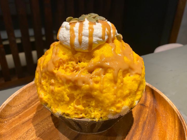 「かぼちゃのバタースコッチ」ハーフ1500円