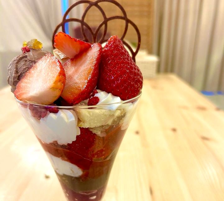 「完熟苺とガトーフロマージュキュイ」※8月現在は販売しておりません