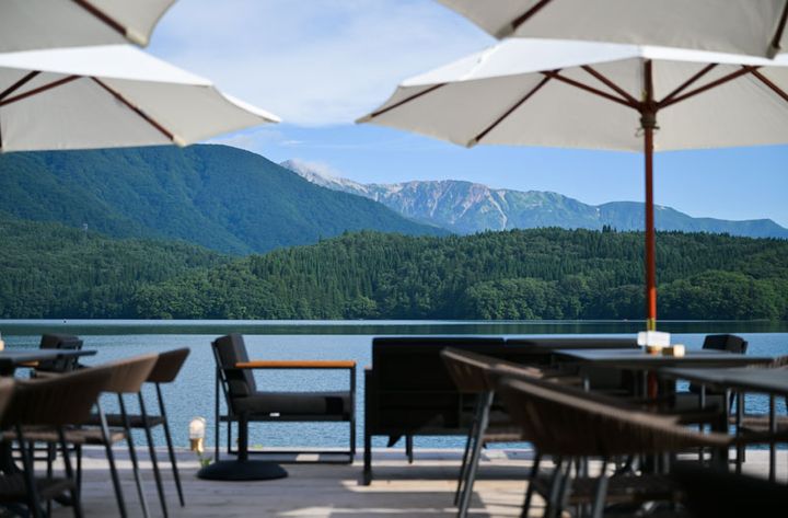 テラス席はペット同伴も可能