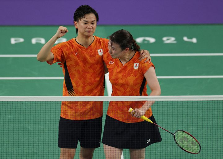 渡辺勇大・東野有紗組（C）ロイター