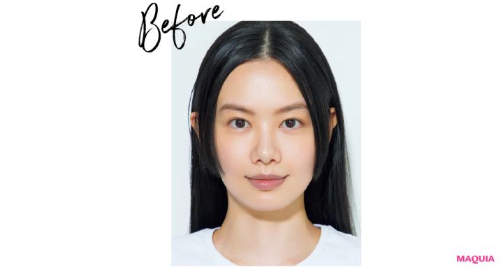 面長×求心の犬タイプは“下重心”で洒落顔に。paku☆chanがメイクの盛りポイントを解説_4