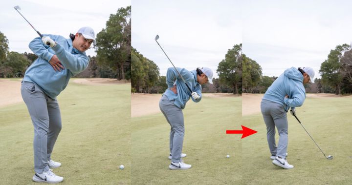 “キレのある”アイアンショットの打ち方とは…？「腕を上下に動かす」ことが重要