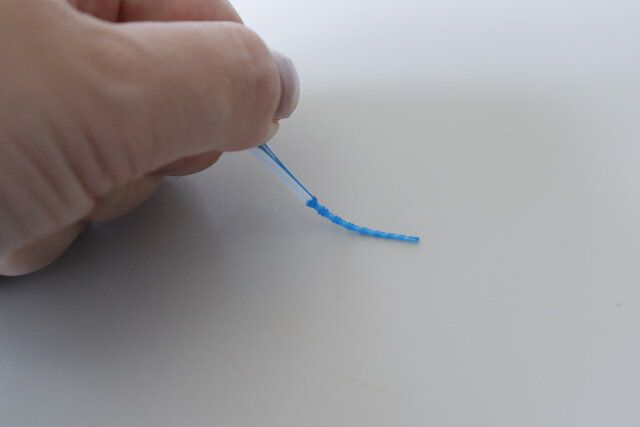 セリア ソフト歯間ブラシ極細タイプ 質感