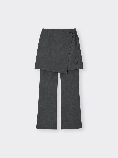 2024guレディース2ピーススカートパンツ