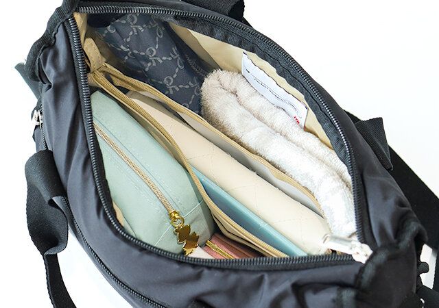 宝島JTB黒ショルダーバッグ付録レビュー収納力