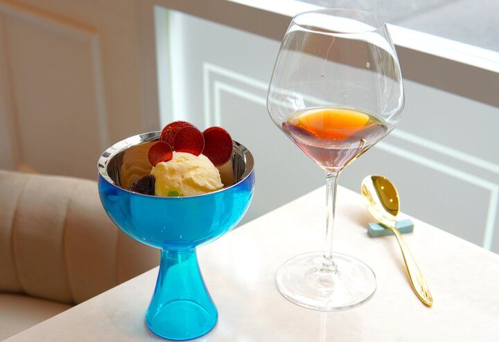 美しいアイスクリームとドリンクのペアリングをコース仕立てで楽しむ♪東麻布「Glace L'etoile」