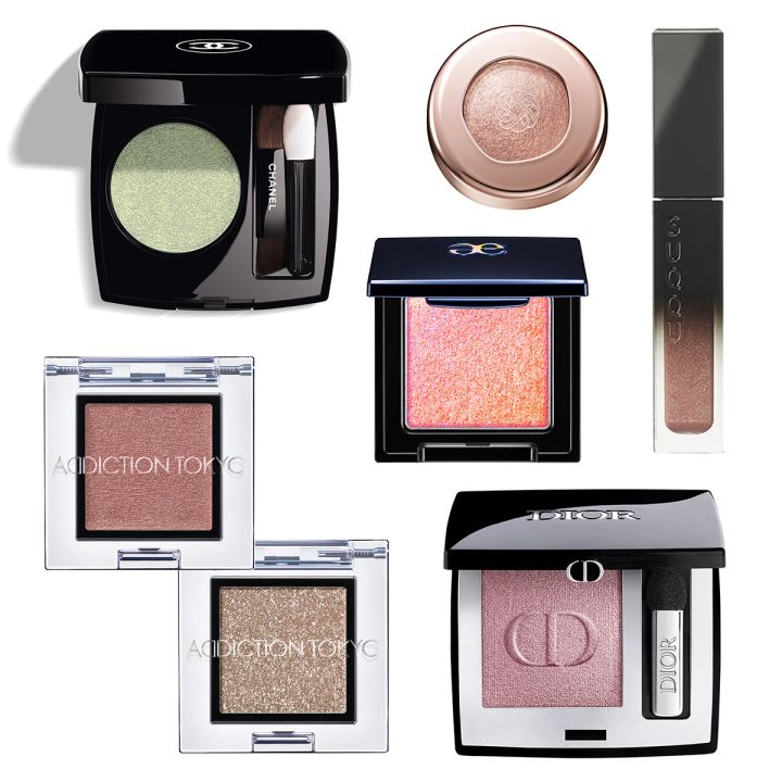 DIOR CHANEL デパコスコスメ一色 人気デパコスブランドの単色アイシャドウ30選！ 人気色