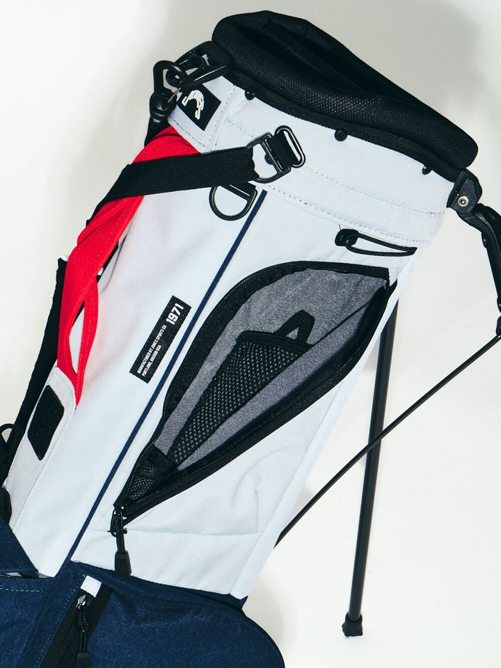 ミニマルなデザインで男女とも使える！ 数量限定のコラボキャディバッグが登場