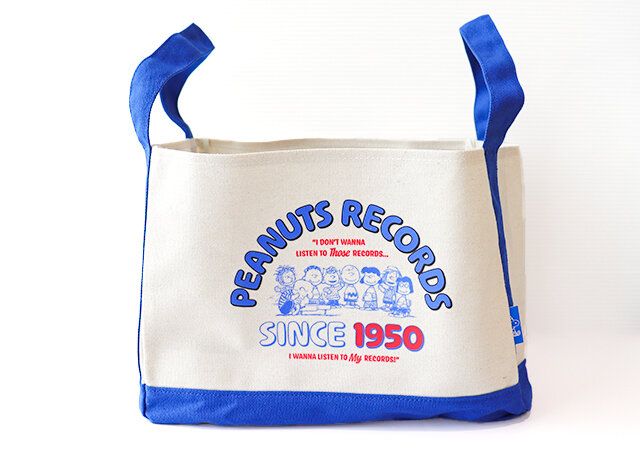 宝島社ムック付録のスヌーピーインテリアトートPEANUTS RECORDSver.2