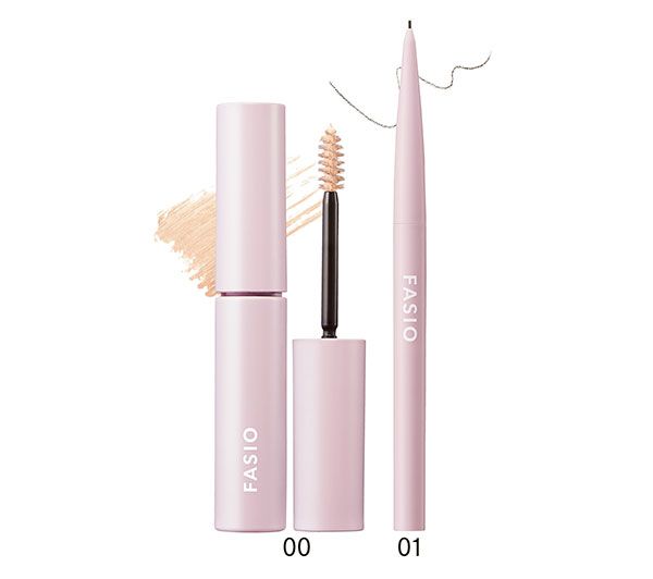 【左】まゆ消し マスカラ 【右】ウォータープルーフ アイブロウ（超極細芯）