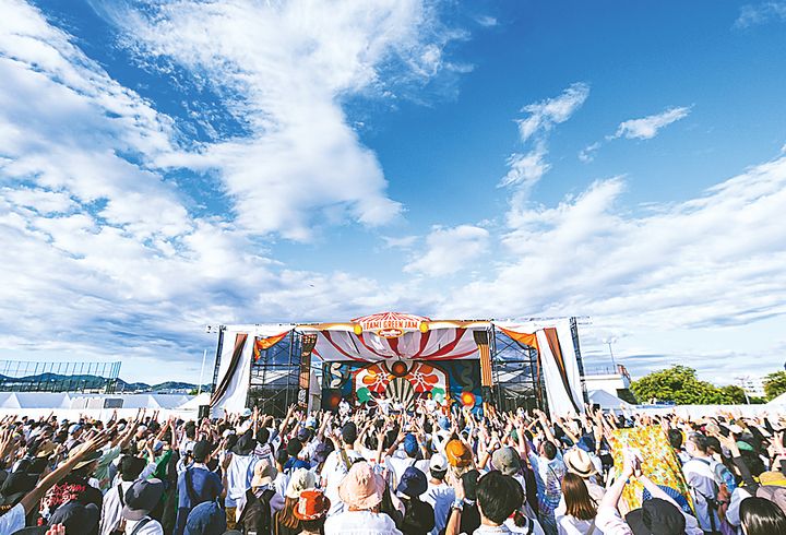 過去のライブエリアの様子